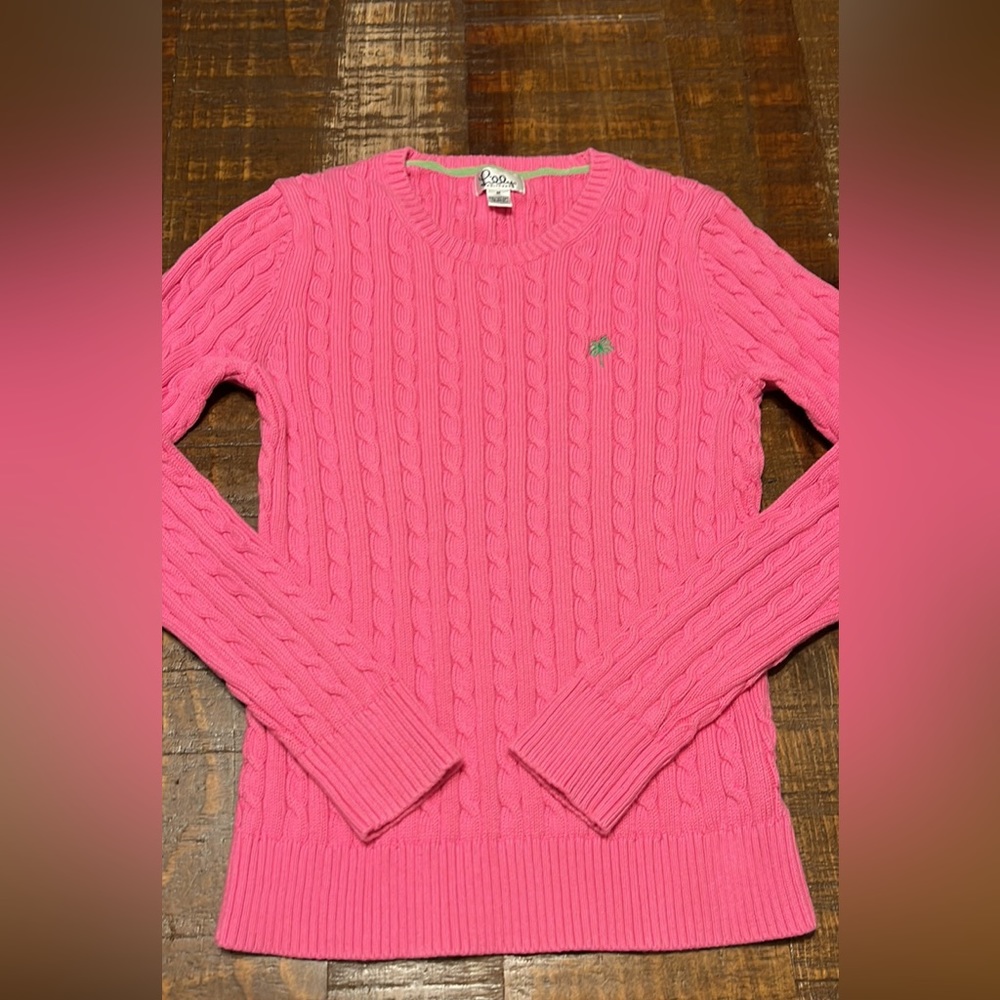 Beautiful Pink Lilly Pulitzer Sweater M